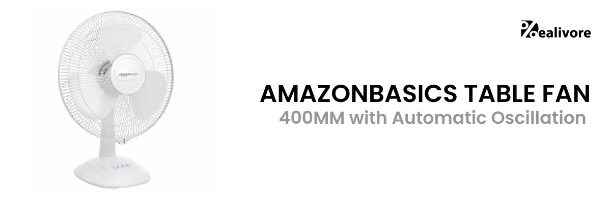 amazonbasics table fan