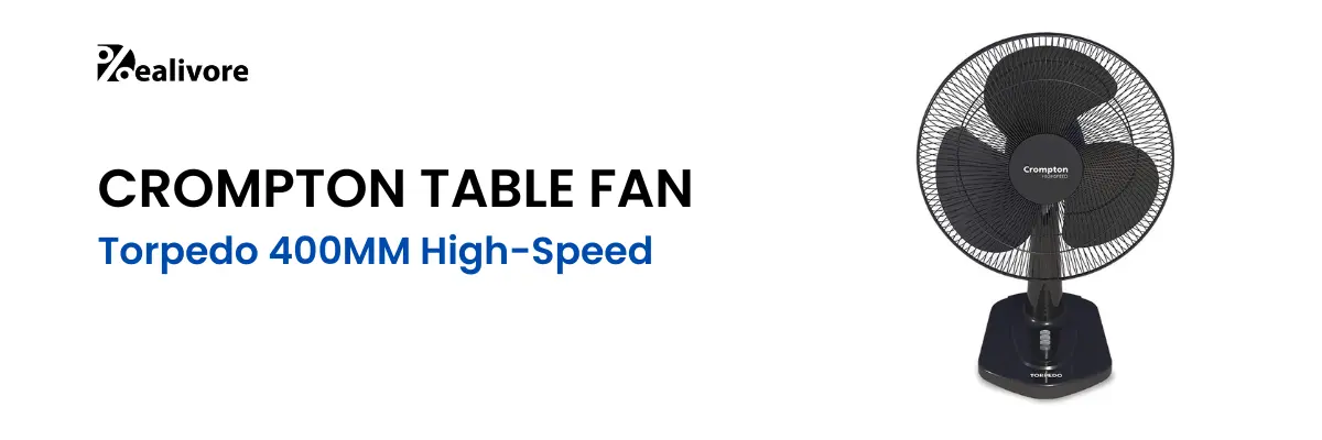 crompton table fan