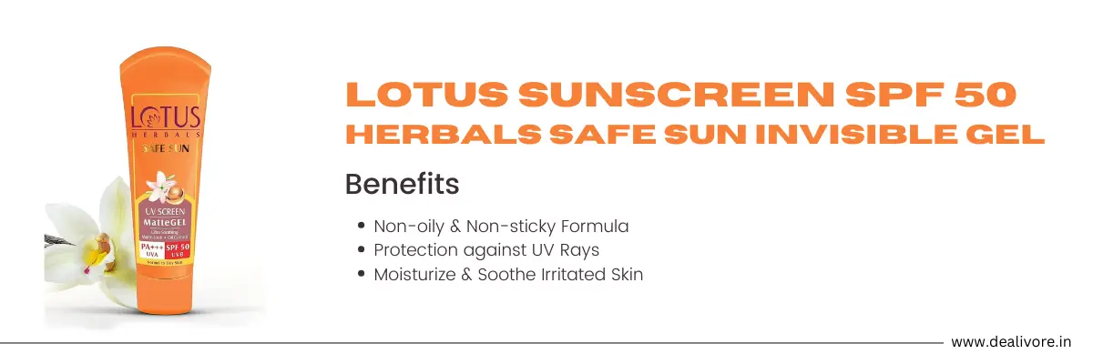 Lotus Sunscreen SPF 50