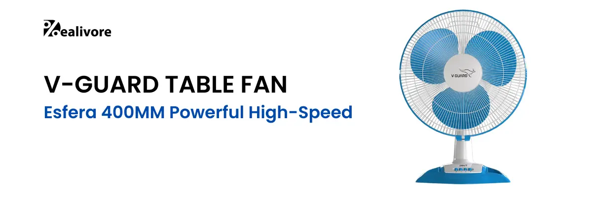 v guard table fan