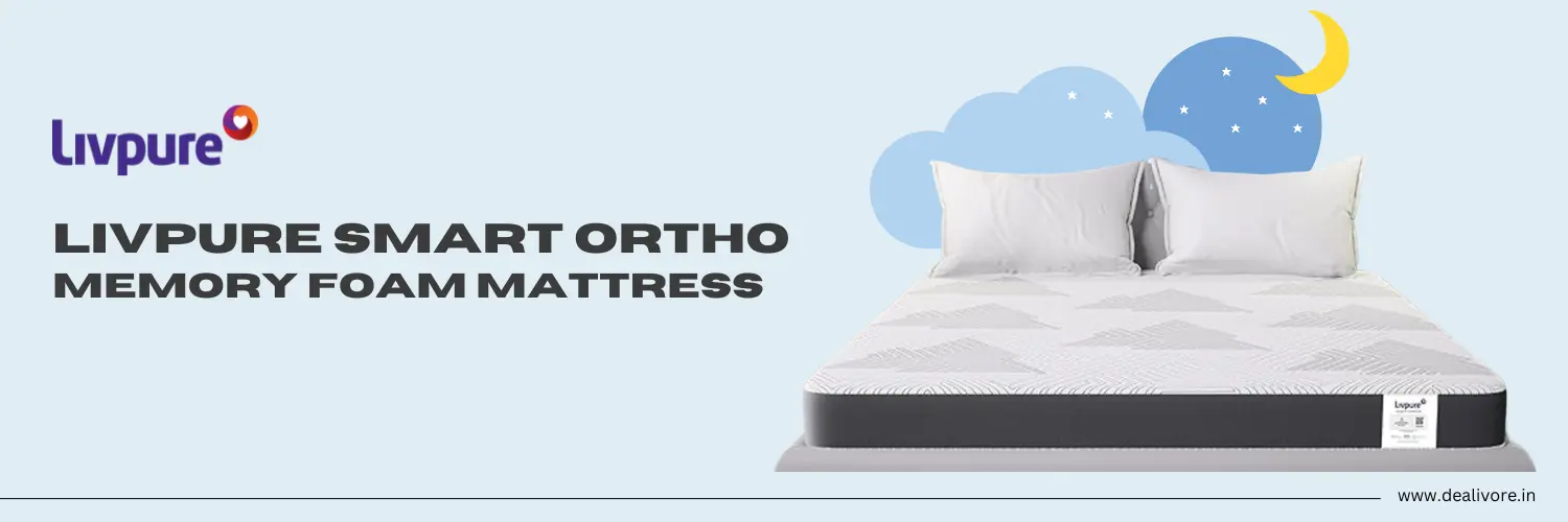 livpure memory foam mattress smart ortho