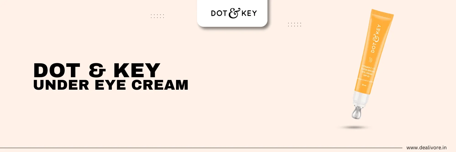 dot and key under eye cream