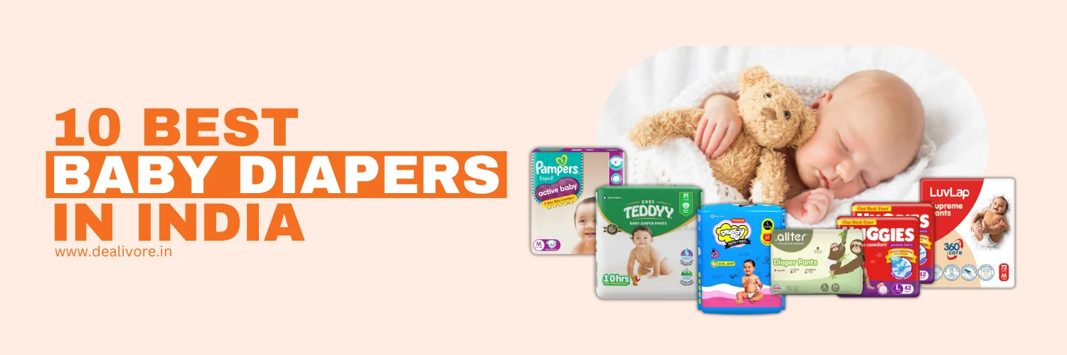 10 Best Baby Diapers in India for 2025 - Pampers, Huggies, Snuggy, Allter & More