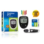 Contour Plus Glucometer (25 Strips)