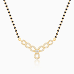 GIVA Gold Enamoured Mangalsutra