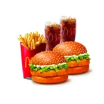 McChicken Burger, Fries & Coke for 2